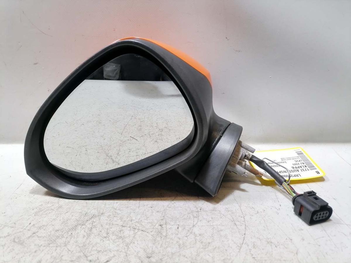 Seat Leon 1P original Au&szlig;enspiegel links elektrisch anklappbar LP2C Leuchtorange Bj.2009